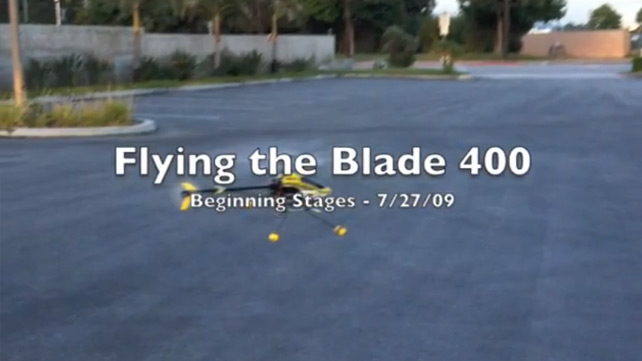 Video: Flying the Blade 400