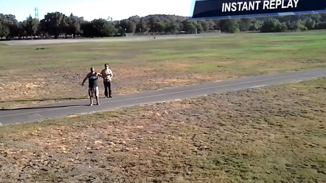 Flying the Comrad 1 at the Whitter Narrows field