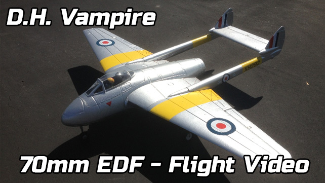 D.H. Vampire – Flight Video