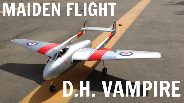 DH 100 Vampire – Maiden Flight Video