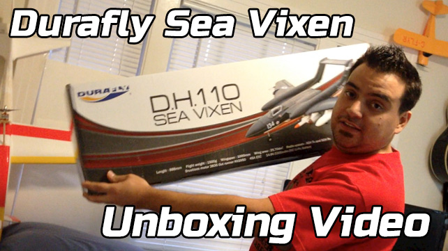 Durafly Sea Vixen – Unboxing video and first impressions