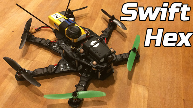 Swift Hex – 300mm 3D Printed Hex Frame