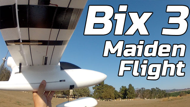 Bix3 Maiden Flight