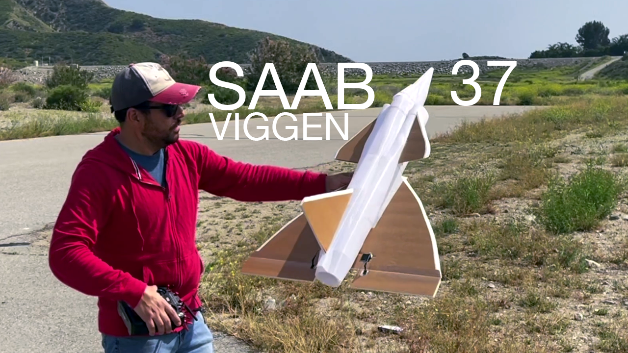 3D Printed Saab 37 Viggen – mk1